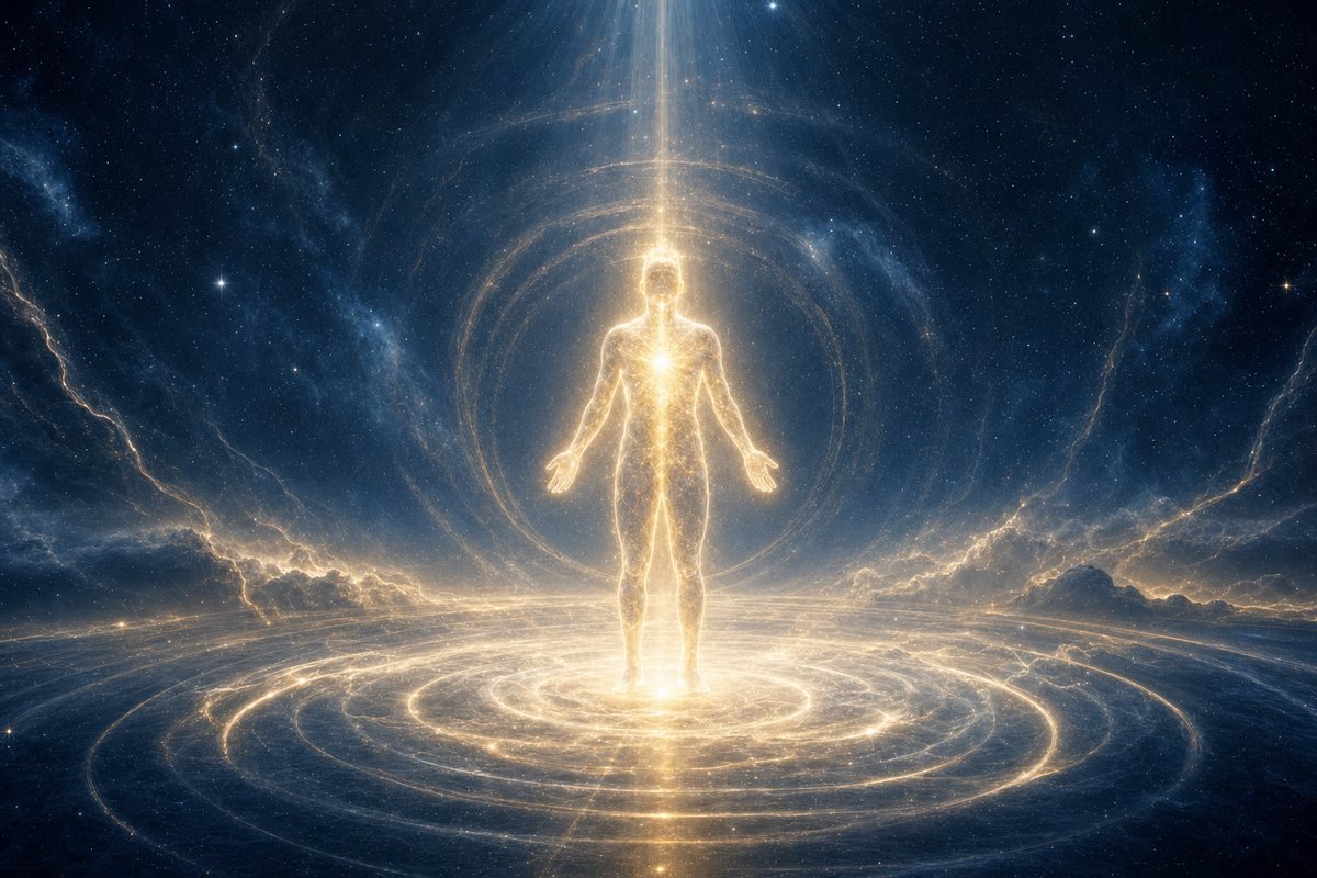 Healing music for the nervous system — cosmic healing energy visual