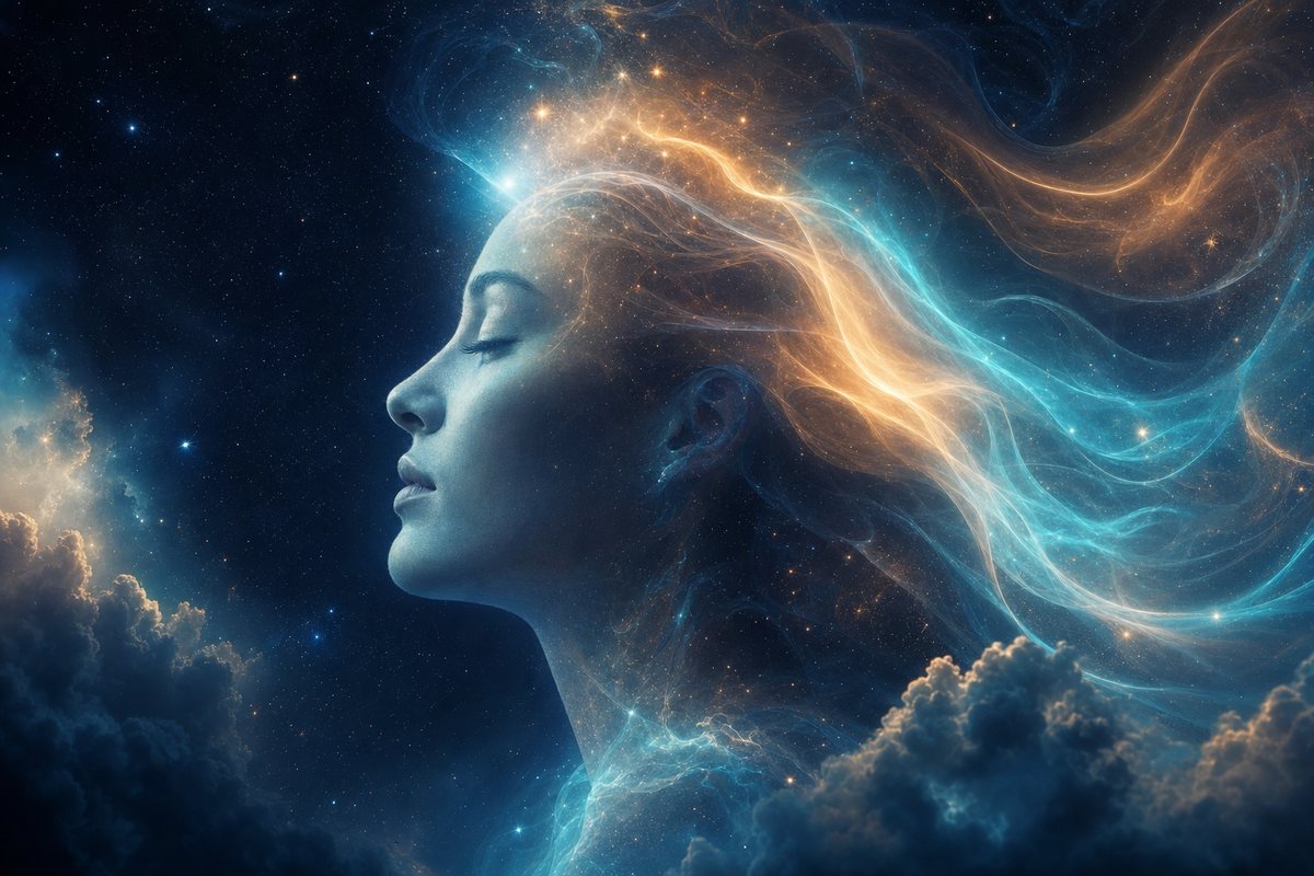 Healing music for the brain — cosmic healing energy visual