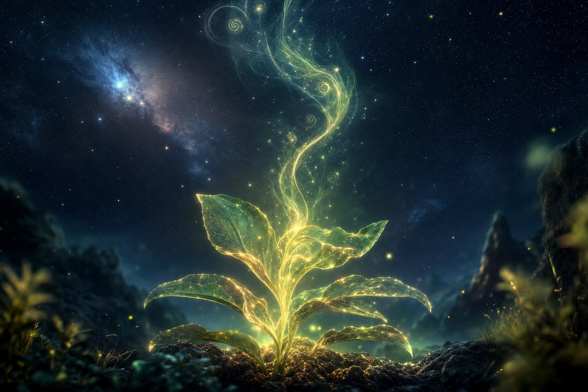 Healing music for plants — cosmic healing energy visual